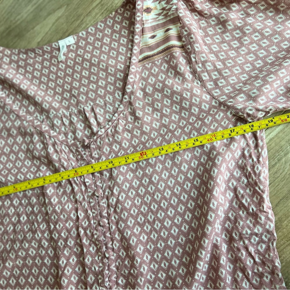 Pink Patterned Women's Jumpsuit - Picture 13 of 13